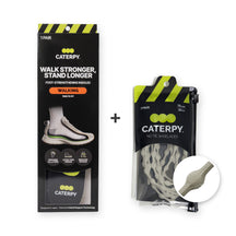 Foot Health Bundle: Cuboid Support Insoles plus Ghost Gray Run No-Tie Laces