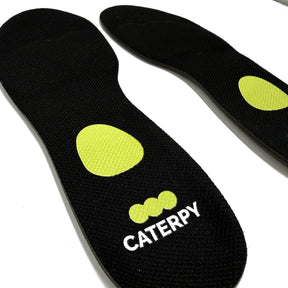 Close-up of the cuboid support pad on Caterpy insoles