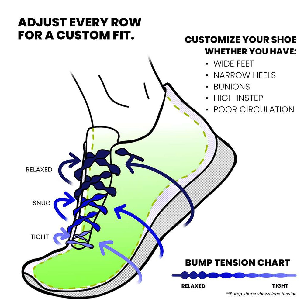 The Original No tie shoelace | Laces for runners | Caterpy Run